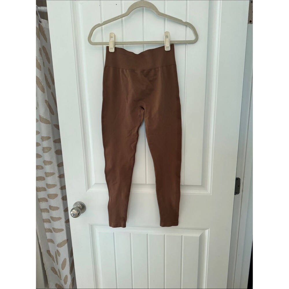 Women's Brown High-Waist Leggings